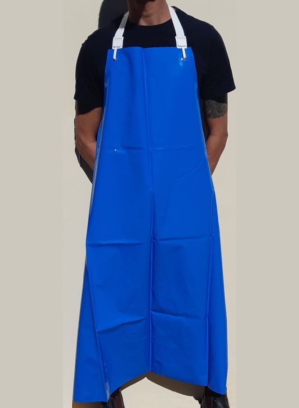 Blue Tpu Apron With Tpu Strap Mars Brand