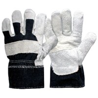 Denim Patch Rigger Gloves L
