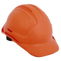 HiVis Orange Hard Hat Vented