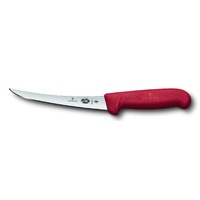 6" Victorinox Boning Knife Narrow Curved Red Handle