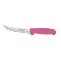 6" Victory Wide Boning Knife Hollow Ground Pink