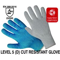 Crown Blue 13G Cut Resistant Glove