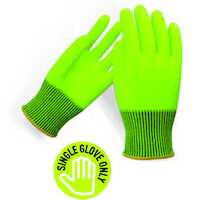 Hi Vis Cut Resistant Glove