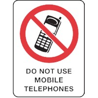 Do Not Use Mobile 45X30cm