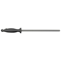 12" Round Black Steel with Black Handle