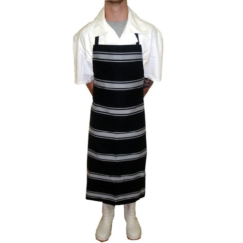 Butchers Apron Blue with White Stripes
