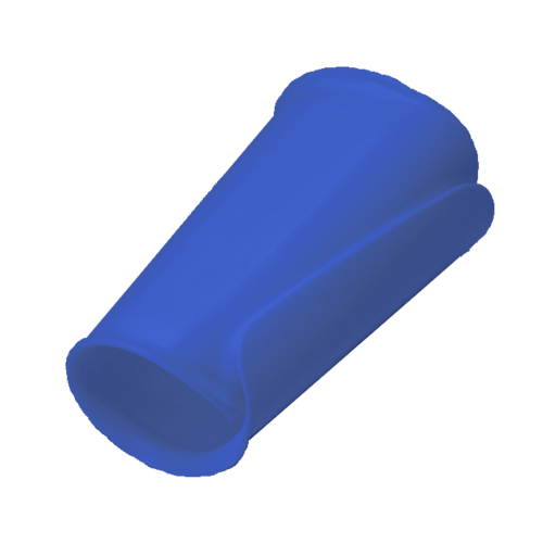 Slip-onPVC Armguard M Blue