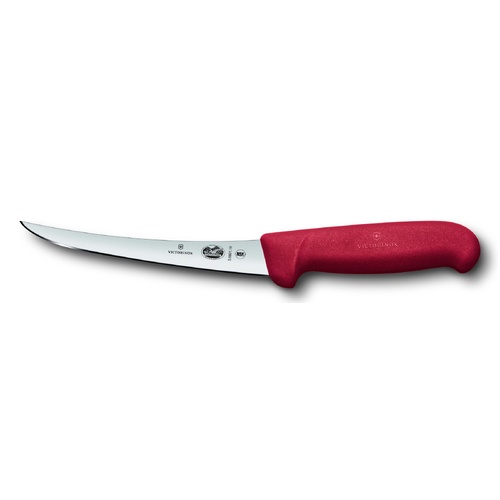 6" Victorinox Boning Knife Narrow Curved Red Handle