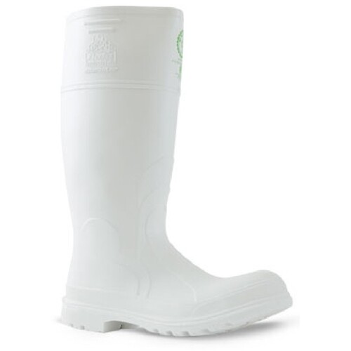 White PVC Tall Gumboots 5
